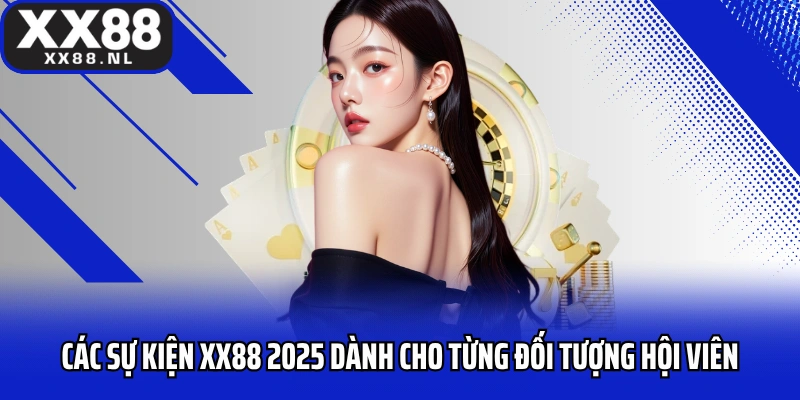 Các sự kiện XX88 2025 dành cho từng đối tượng hội viên